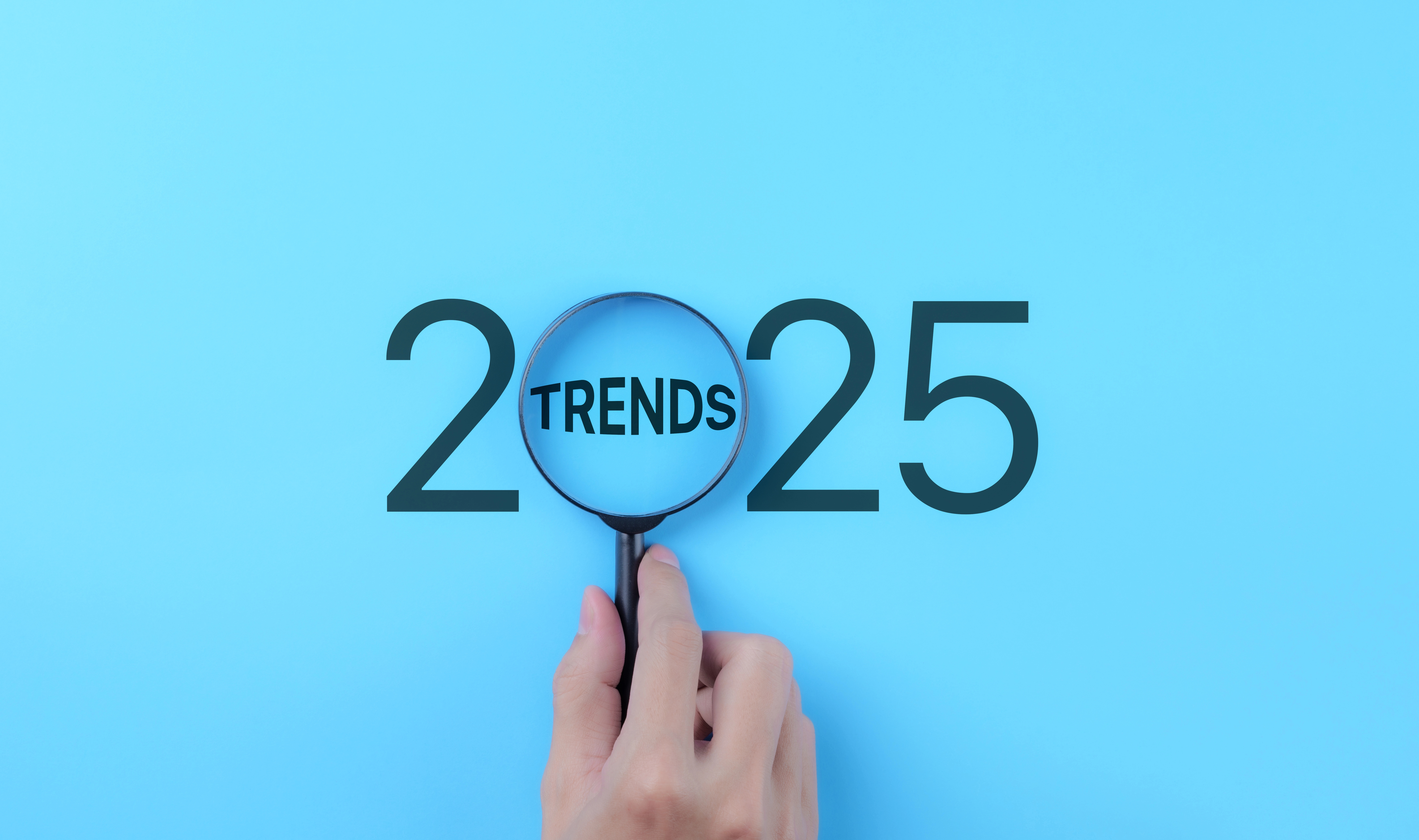trends with a magnifying glass